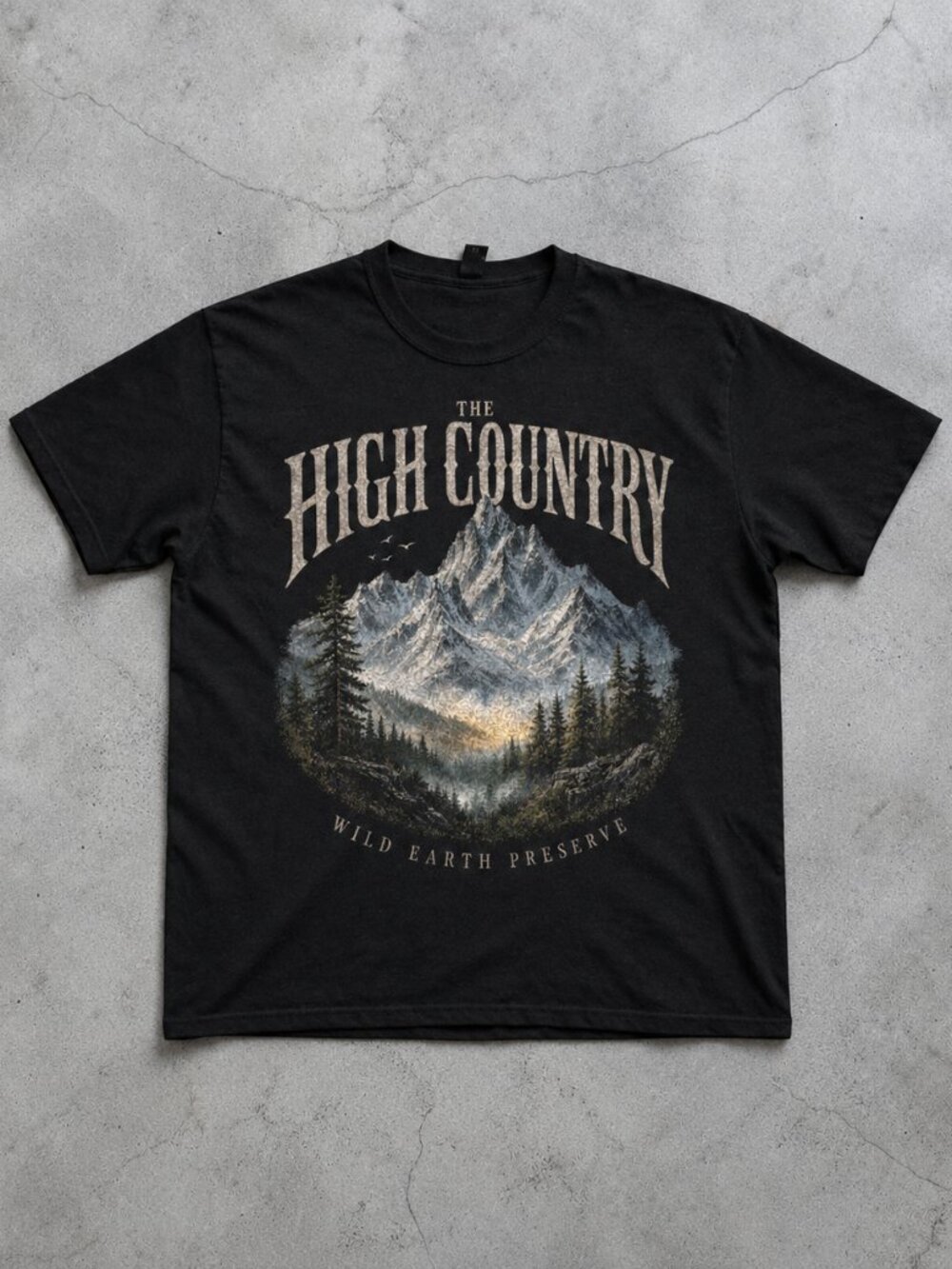 Vintage Outdoor Black T-Shirt